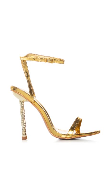 AZALEA WANG BENTINA GOLD SANDAL