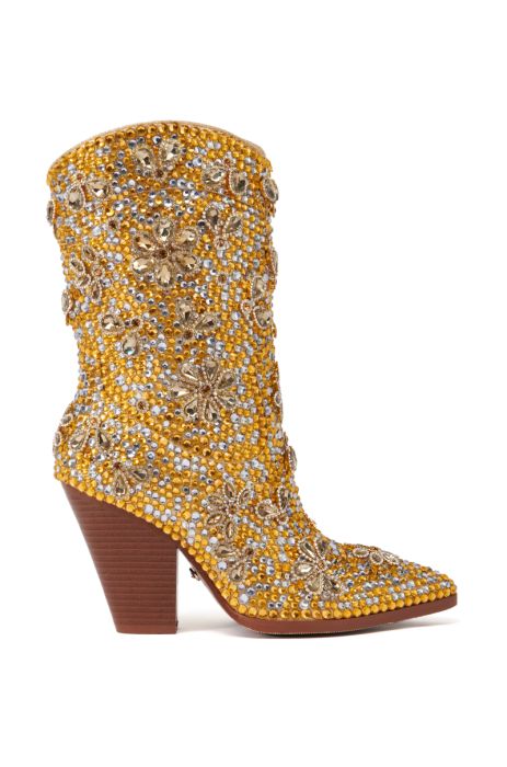 AZALEA WANG CONSUELOS EMBELLISHED WESTERN BOOTIE