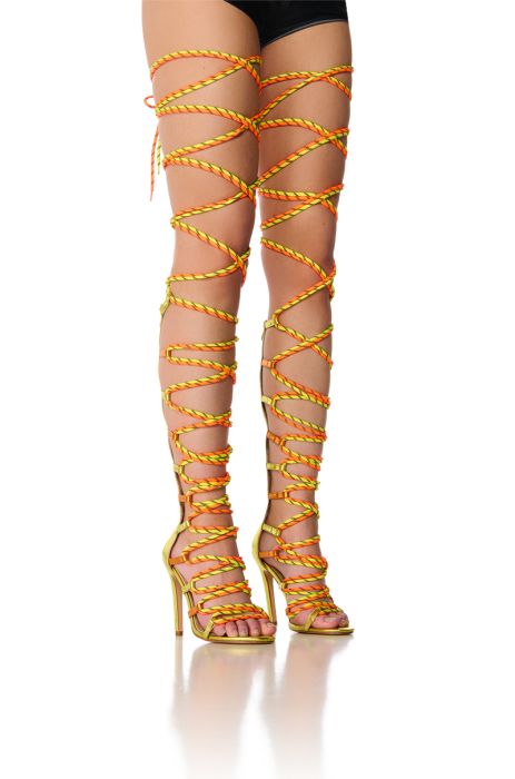 AZALEA WANG DARRAH MULTI ROPE STRAPPY SANDAL