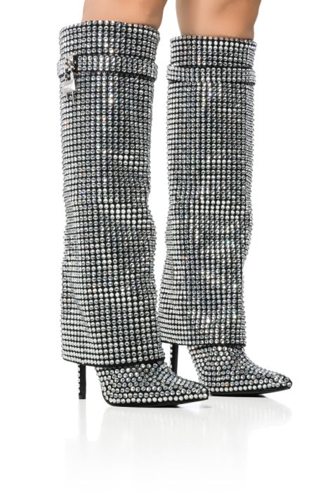 AZALEA WANG HEMLOCK SILVER ROUND DIAMOND BOOT