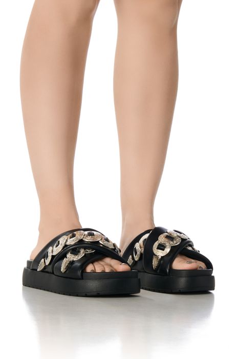 AZALEA WANG HUEY BLACK SANDAL