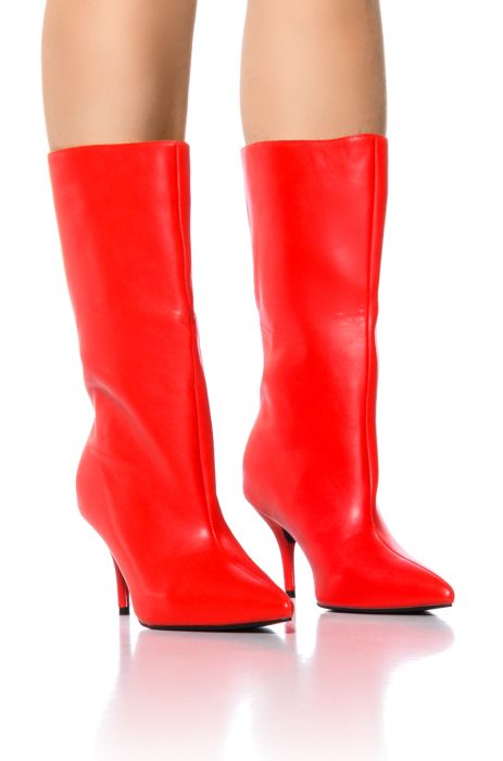 AZALEA WANG ORSON RED BOOTIE IN RED