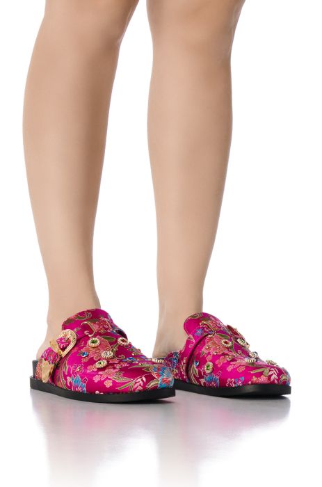 AZALEA WANG QUINBY BROCADE CLOG IN PINK