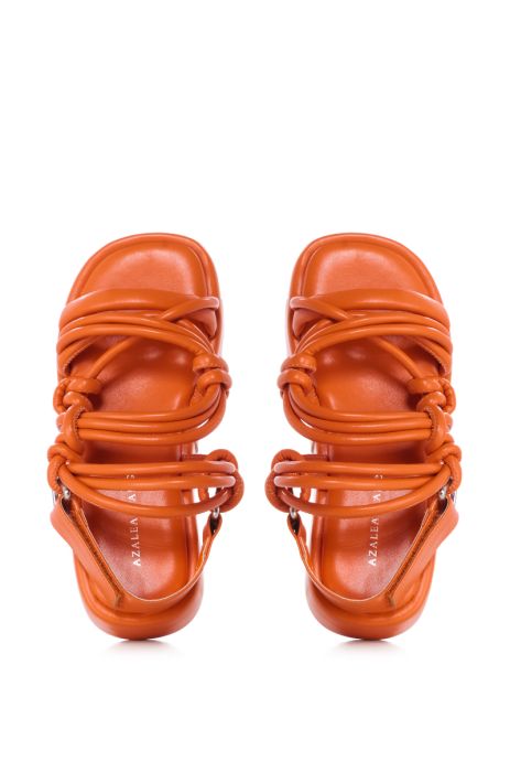 AZALEA WANG TAMSYN ORANGE SANDAL