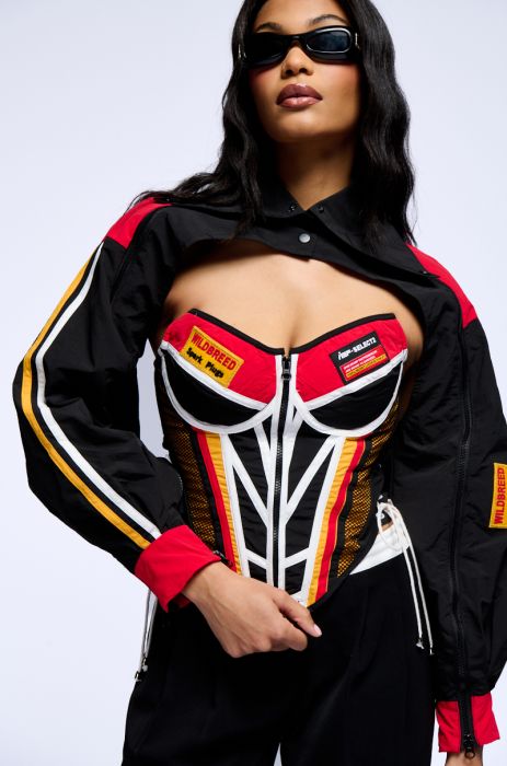 NEED FOR SPEED ZIP BOLERO JACKET