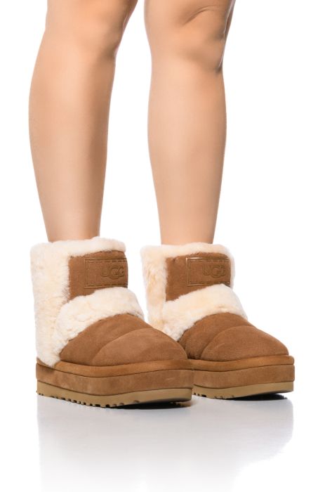 UGG CLASSIC CLOUDPEAK BOOTIE IN CHESTNUT