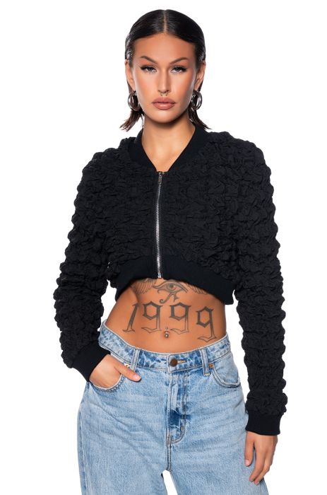 Y2K SCRUNCHIE COVER UP JACKET